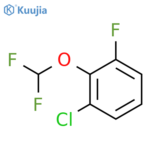1-chloro-2-(difluoromethoxy)-3-fluorobenzene structure