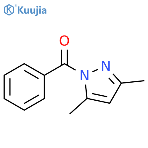 Methanone, (3,5-dimethyl-1H-pyrazol-1-yl)phenyl- structure