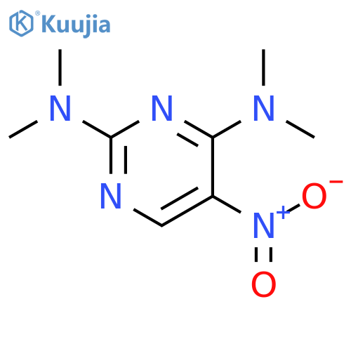 2,4-Pyrimidinediamine,N2,N2,N4,N4-tetramethyl-5-nitro- structure