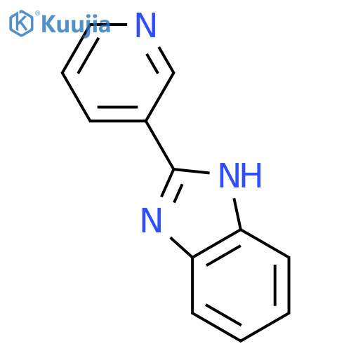 2-(pyridin-3-yl)-1H-1,3-benzodiazole structure
