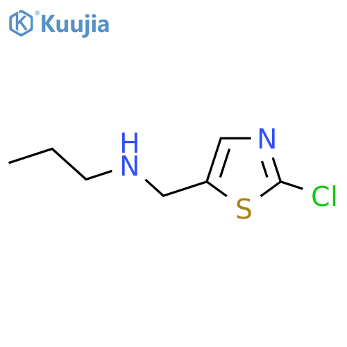 N-((2-Chlorothiazol-5-yl)methyl)propan-1-amine structure