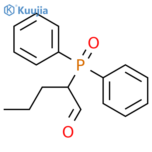 2-diphenylphosphorylpentanal structure