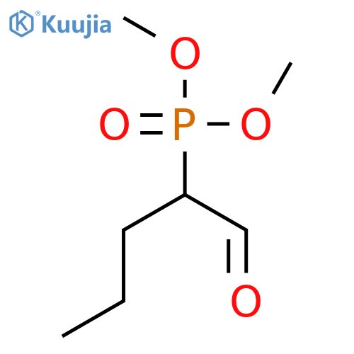 PHOSPHONIC ACID, (1-FORMYLBUTYL)-, DIMETHYL ESTER structure