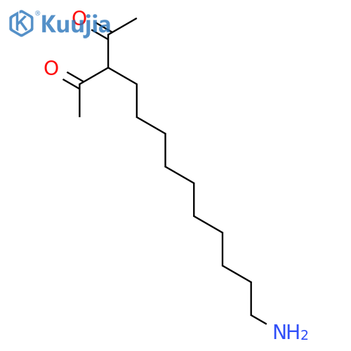 3-(10-aminodecyl)pentane-2,4-dione structure