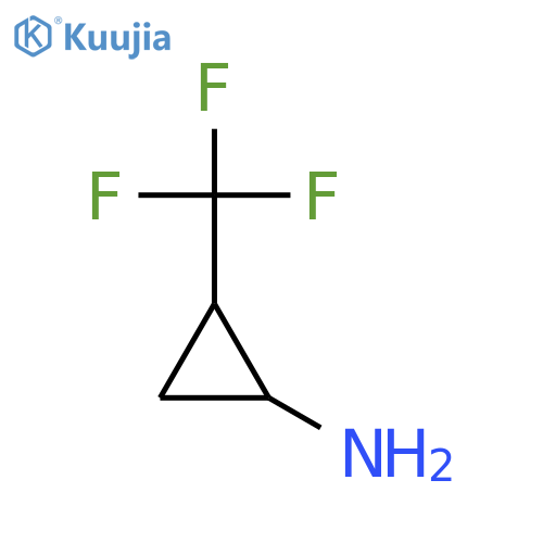 2-(Trifluoromethyl)cyclopropanamine structure