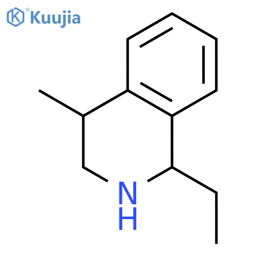 Isoquinoline, 1-ethyl-1,2,3,4-tetrahydro-4-methyl- structure