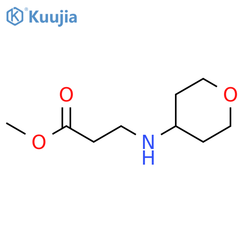 methyl 3-[(oxan-4-yl)amino]propanoate structure