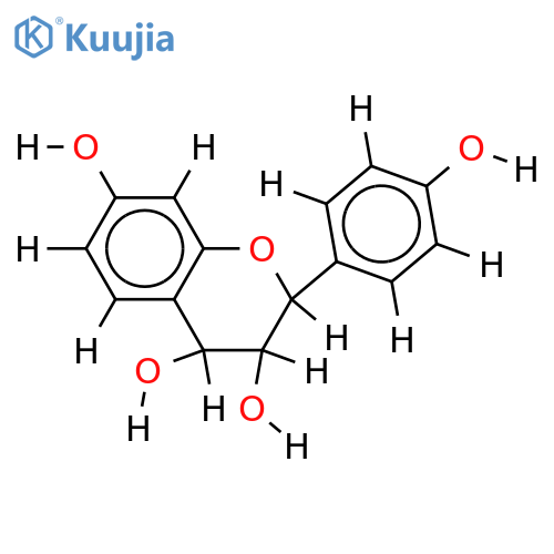 (2R,3R,4S)-form-3,4,4',7-Tetrahydroxyflavan structure