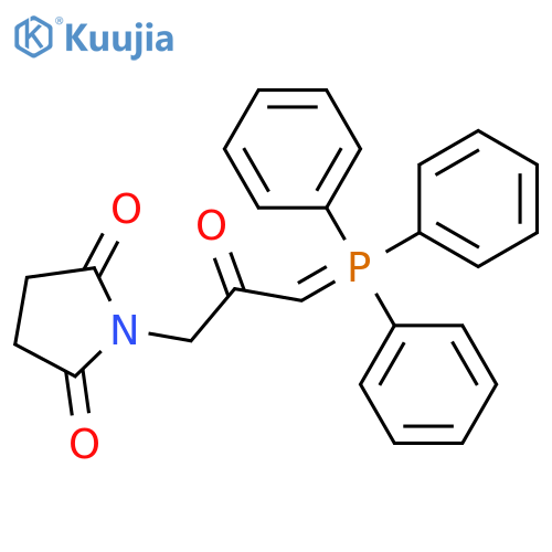 2,5-Pyrrolidinedione, 1-[2-oxo-3-(triphenylphosphoranylidene)propyl]- structure