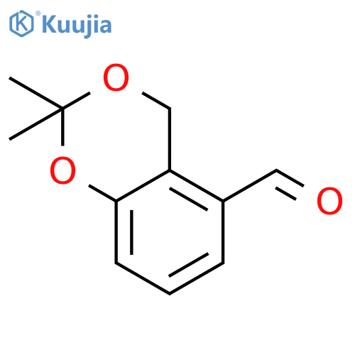 4H-1,3-Benzodioxin-5-carboxaldehyde,2,2-dimethyl- structure