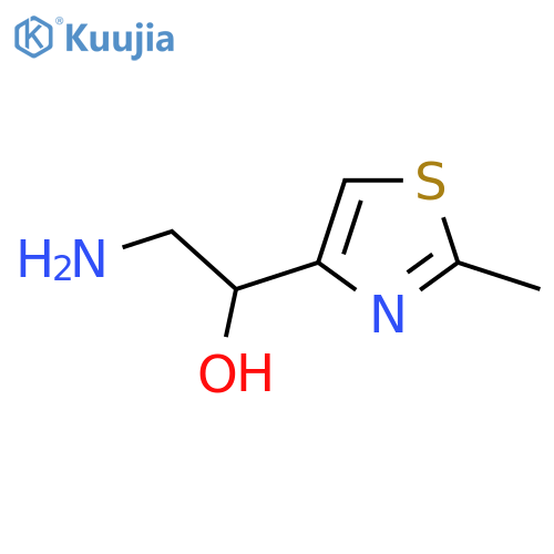 2-Amino-1-(2-methyl-1,3-thiazol-4-yl)ethanol structure