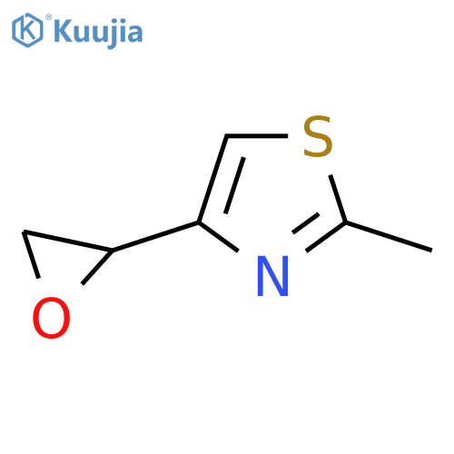 2-methyl-4-(oxiran-2-yl)-1,3-thiazole structure