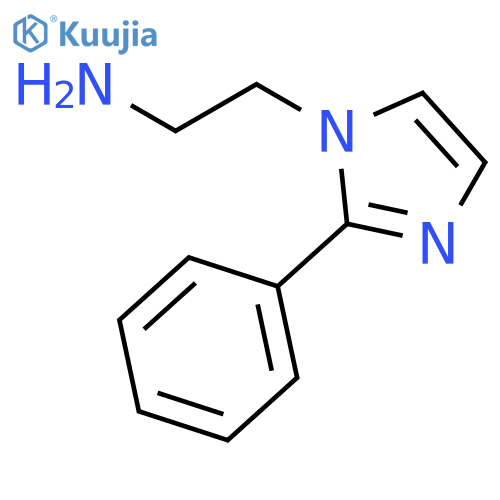 2-(2-phenyl-1H-imidazol-1-yl)ethan-1-amine structure