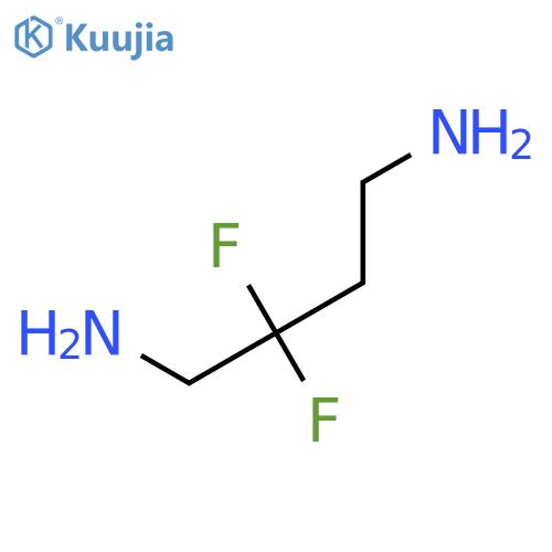 1,4-Butanediamine,2,2-difluoro- structure