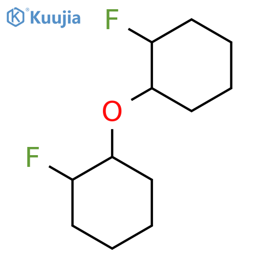 1-fluoro-2-(2-fluorocyclohexyl)oxycyclohexane structure