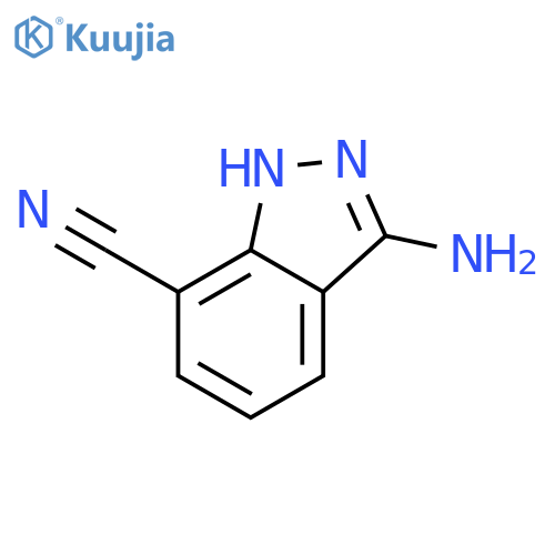 3-Amino-1H-indazole-7-carbonitrile structure
