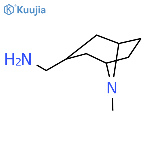 {8-Methyl-8-azabicyclo3.2.1octan-3-yl}methanamine structure