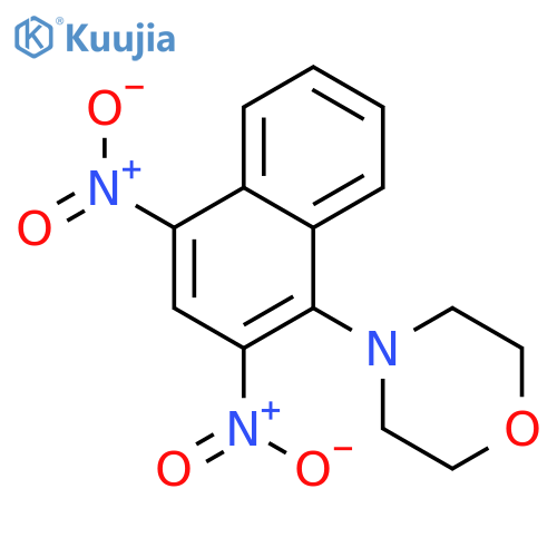 4-(2,4-Dinitronaphthalen-1-yl)morpholine structure