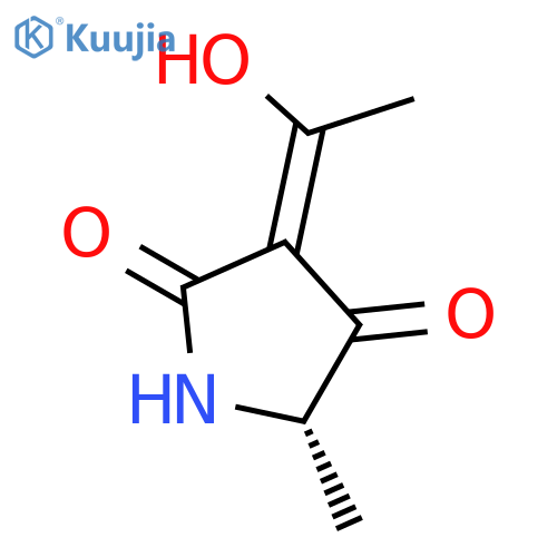 2,4-Pyrrolidinedione,3-(1-hydroxyethylidene)-5-methyl-, [S-(Z)]- (9CI) structure