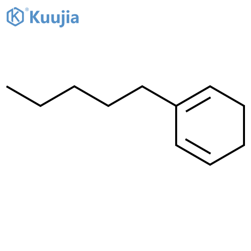 1,3-Cyclohexadiene, 2-pentyl- structure