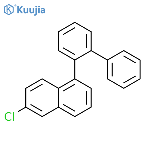 Naphthalene, 1-[1,1'-biphenyl]-2-yl-6-chloro- structure