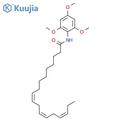 N-(2,4,6-trimethoxyphenyl)octadeca-9,12,15-trienamide structure