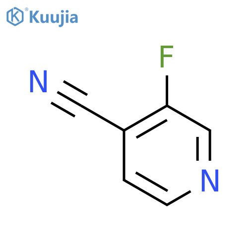 3-fluoropyridine-4-carbonitrile structure