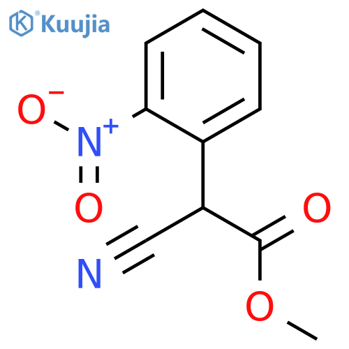 Methyl Cyano(2-nitrophenyl)acetate structure