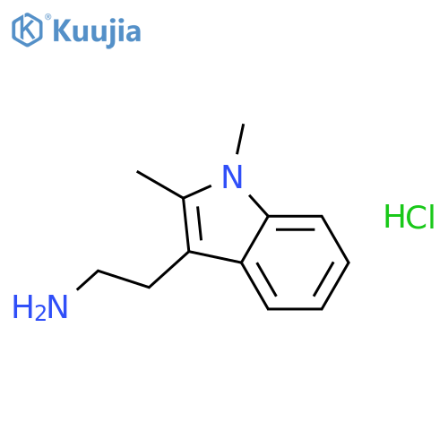 2-(1,2-Dimethyl-1H-indol-3-yl)ethanamine Hydrochloride structure