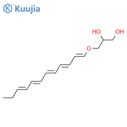3-(1,3,5,7,9-Dodecapentaenyloxy)-1,2-propanediol; (R,all-E)-form structure