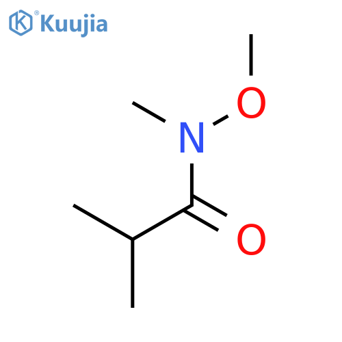 N-methoxy-N,2-dimethylpropanamide structure