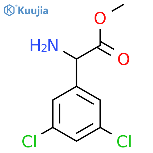 Methyl 2-amino-2-(3,5-dichlorophenyl)acetate structure
