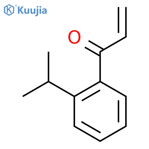 1-2-(propan-2-yl)phenylprop-2-en-1-one structure