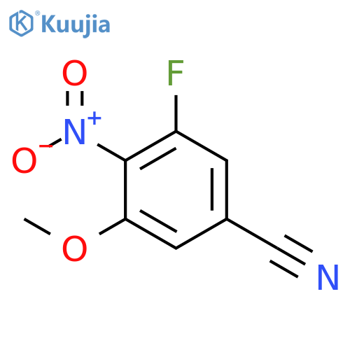 3-Fluoro-5-methoxy-4-nitrobenzonitrile structure