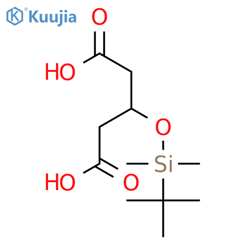 3-(tert-Butyldimethylsilyloxy)glutaric Acid structure