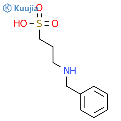 1-Propanesulfonic acid, 3-[(phenylmethyl)amino]- structure