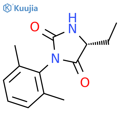 2,4-Imidazolidinedione, 3-(2,6-dimethylphenyl)-5-ethyl-, (R)- structure