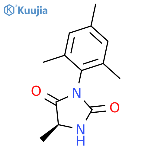 2,4-Imidazolidinedione, 5-methyl-3-(2,4,6-trimethylphenyl)-, (S)- structure