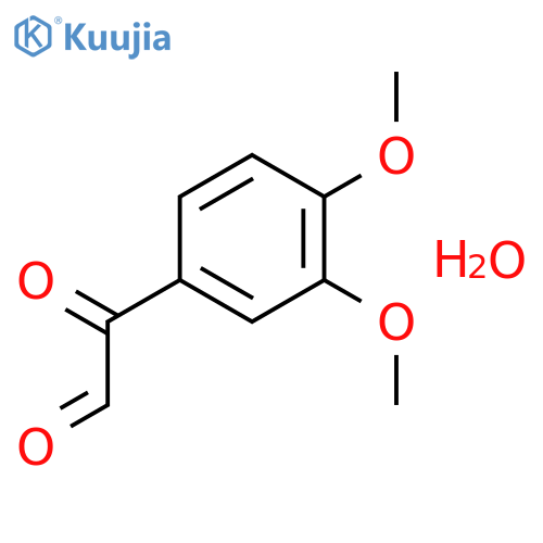 (3,4-dimethoxyphenyl)(oxo)acetaldehyde Hydrate (1:1) structure