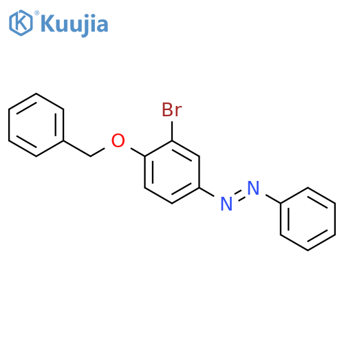 Diazene, [3-bromo-4-(phenylmethoxy)phenyl]phenyl- structure