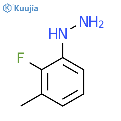 (2-Fluoro-3-methylphenyl)hydrazine structure