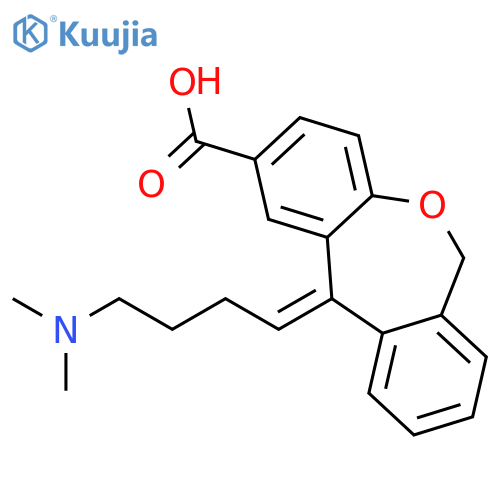 Dibenz[b,e]oxepin-2-carboxylic acid, 11-[4-(dimethylamino)butylidene]-6,11-dihydro-, (Z)- structure