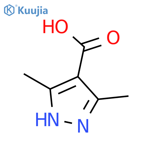 3,5-Dimethyl-1H-pyrazole-4-carboxylic Acid structure
