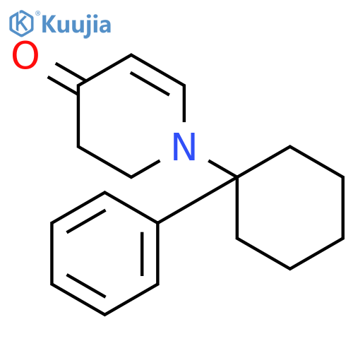 4(1H)-Pyridinone,2,3-dihydro-1-(1-phenylcyclohexyl)- structure