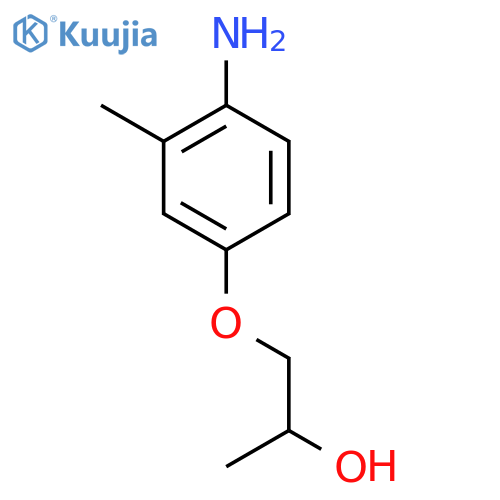 1-(4-Amino-3-methylphenoxy)propan-2-ol structure