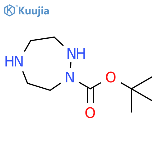 1H-1,2,5-Triazepine-1-carboxylic acid, hexahydro-, 1,1-dimethylethyl ester structure