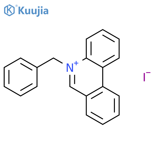 Phenanthridinium, 5-(phenylmethyl)-, iodide structure