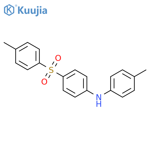 Benzenamine, 4-methyl-N-[4-[(4-methylphenyl)sulfonyl]phenyl]- structure