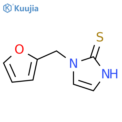 1-[(furan-2-yl)methyl]-1H-imidazole-2-thiol structure