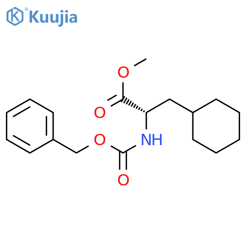 (S)-methyl 2-(((benzyloxy)carbonyl)amino)-3-cyclohexylpropanoate structure